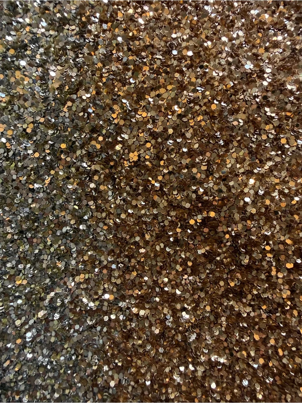 Glitter Zip Wallet Clutch - Silver and Gold